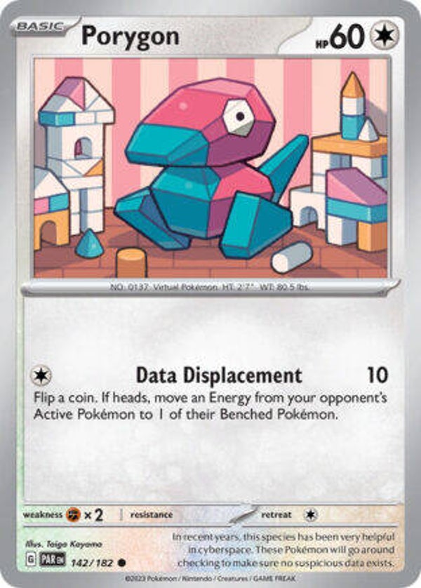 PAR 142 Porygon reverse holo