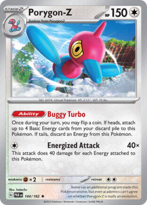 PAR 144 Porygon-Z reverse holo
