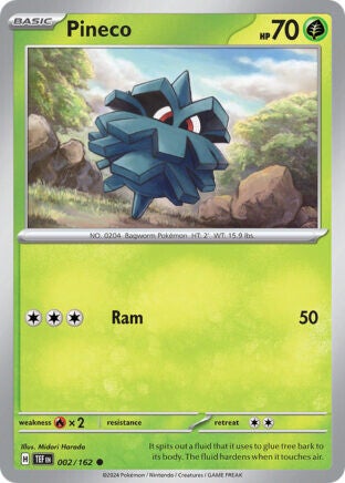 TEF 002 Pineco reverse holo