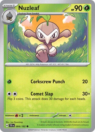 TEF 004 Nuzleaf reverse holo