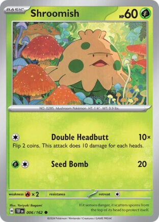TEF 006 Shroomish reverse holo