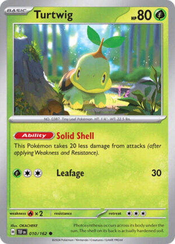 TEF 010 Turtwig reverse holo