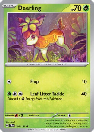 TEF 016 Deerling reverse holo
