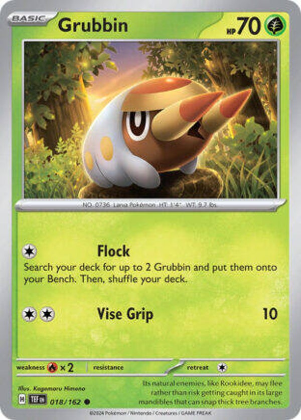 TEF 018 Grubbin reverse holo