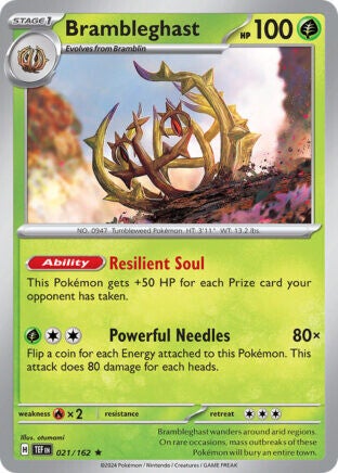 TEF 021 Brambleghast reverse holo
