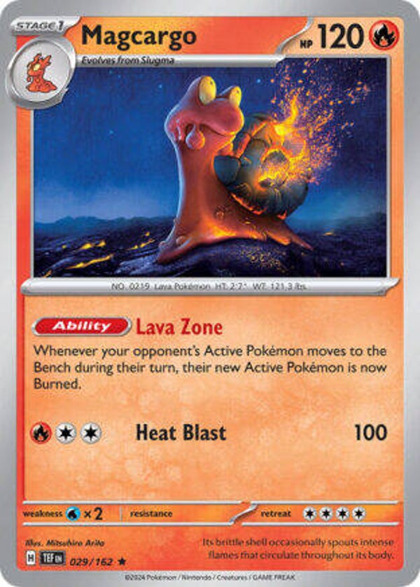 TEF 029 Magcargo reverse holo
