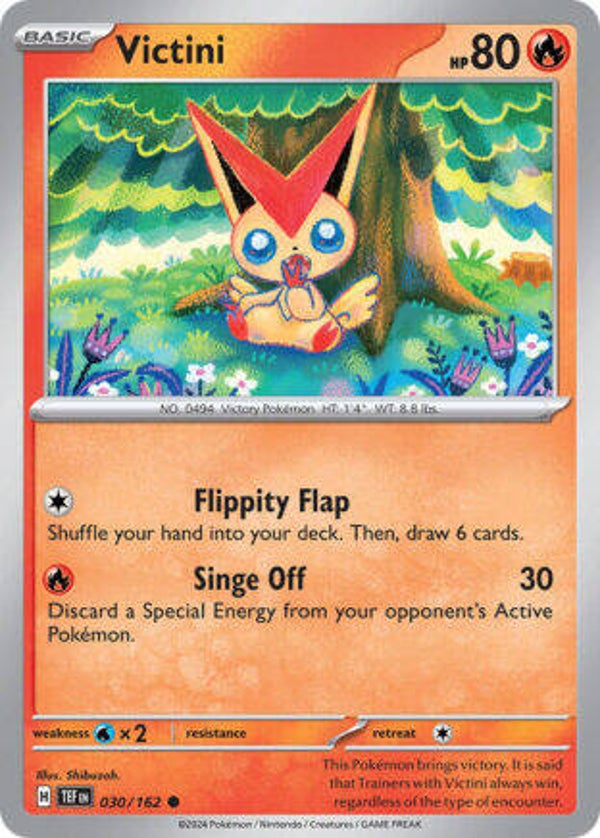 TEF 030 Victini reverse holo