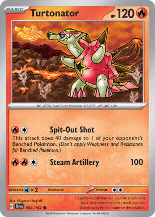 TEF 035 Turtonator reverse holo