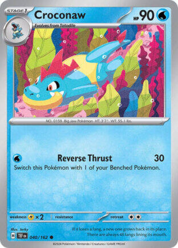 TEF 040 Croconaw reverse holo