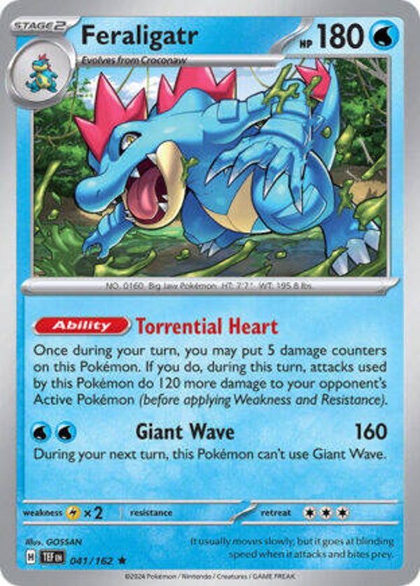 TEF 041 Feraligatr reverse holo