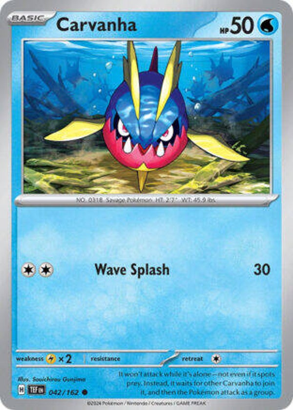 TEF 042 Carvanha reverse holo