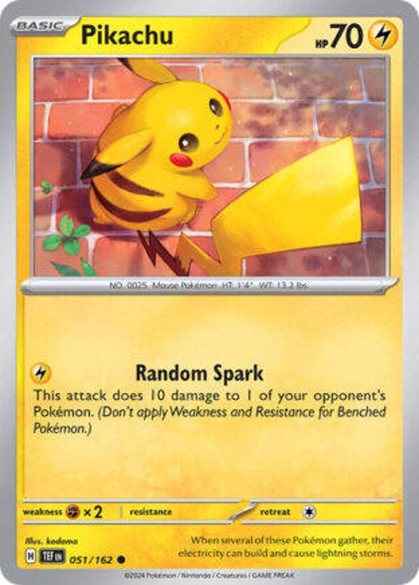 TEF 051 Pikachu reverse holo