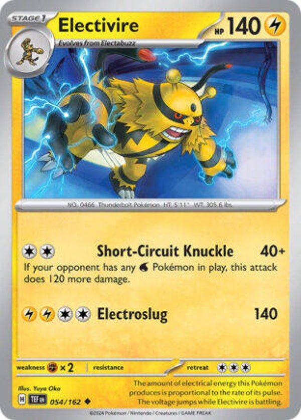 TEF 054 Electivire reverse holo