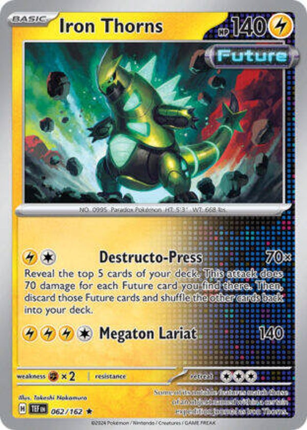 TEF 062 Iron Thorns reverse holo