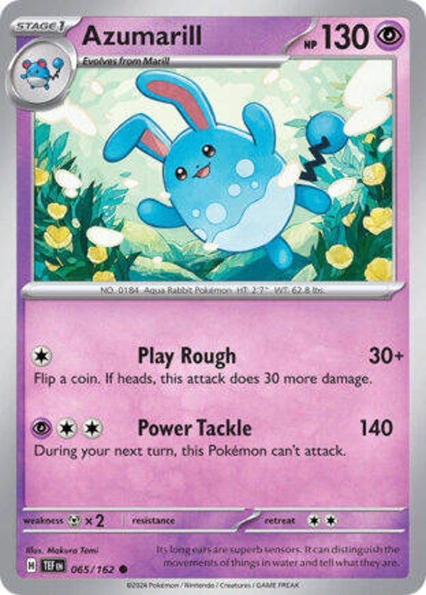 TEF 065 Azumarill reverse holo
