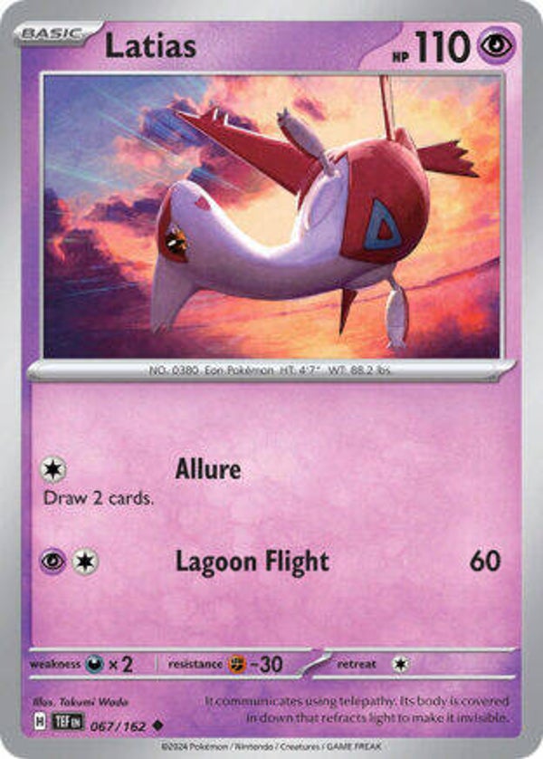 TEF 067 Latias reverse holo