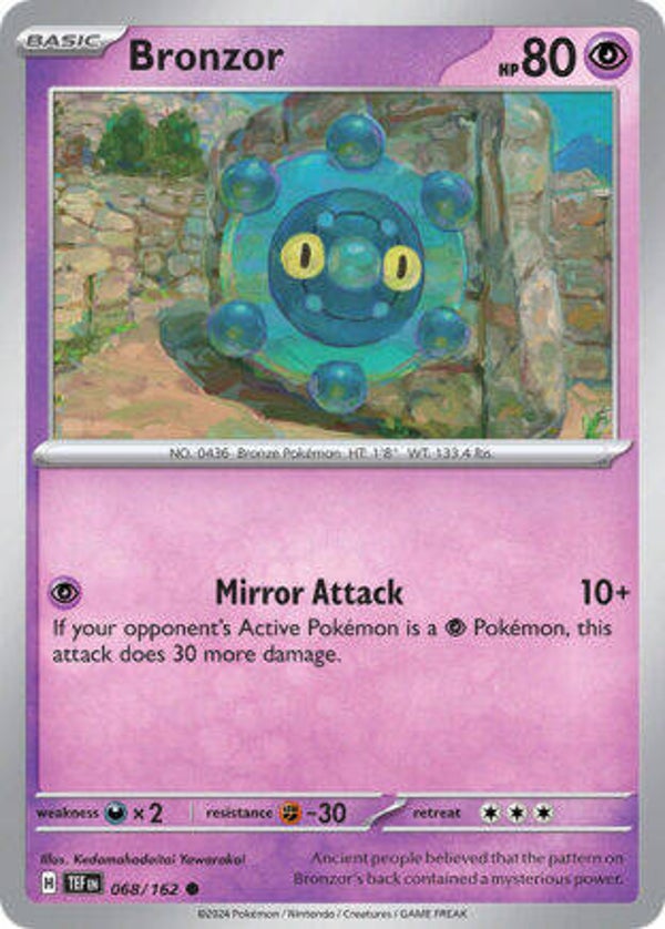 TEF 068 Bronzor reverse holo