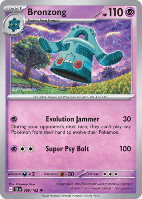 TEF 069 Bronzong reverse holo