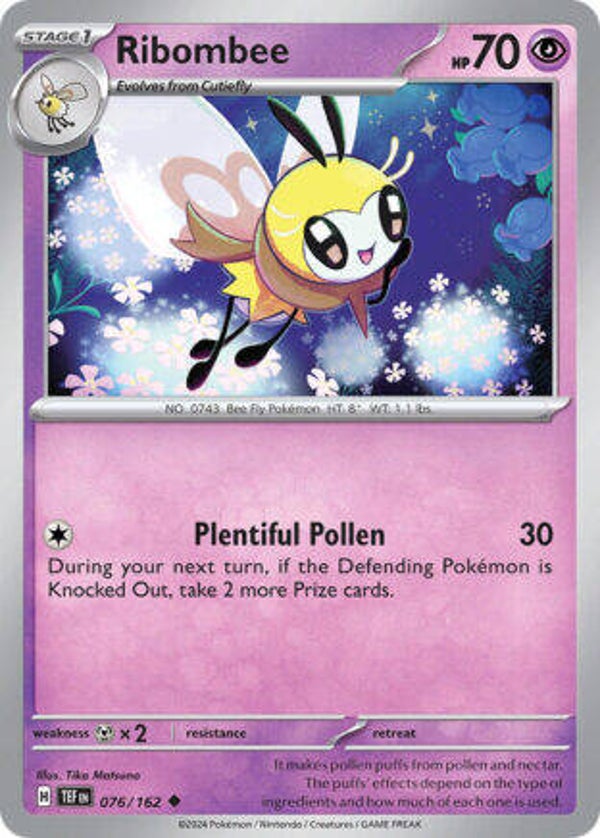 TEF 076 Ribombee reverse holo
