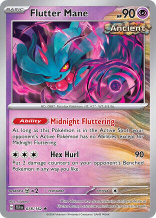 TEF 078 Flutter Mane reverse holo