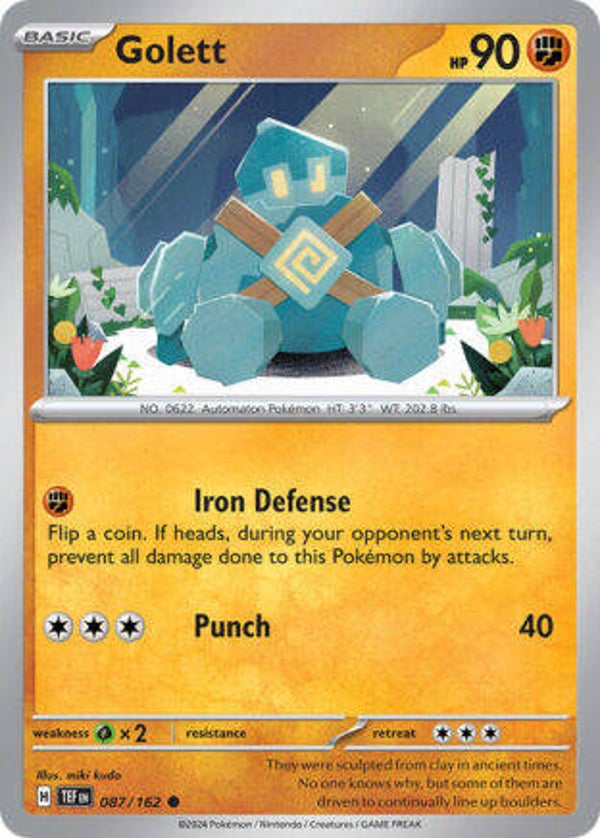 TEF 087 Golett reverse holo
