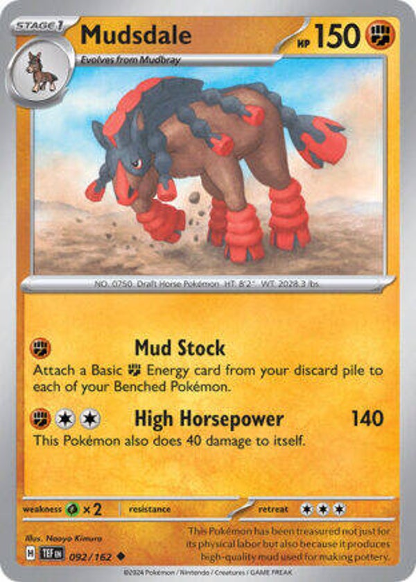 TEF 092 Mudsdale reverse holo