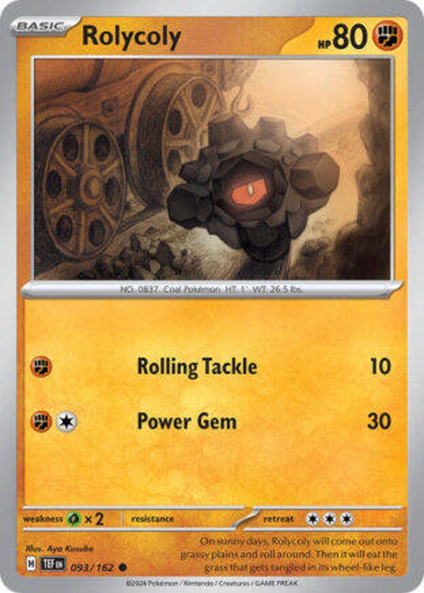 TEF 093 Rolycoly reverse holo