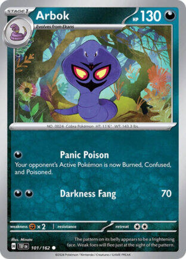 TEF 101 Arbok reverse holo