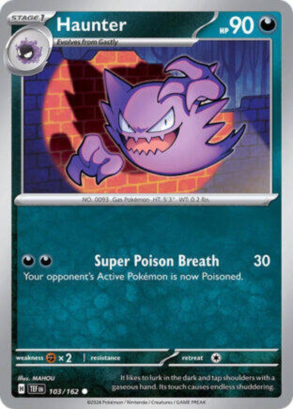 TEF 103 Haunter reverse holo
