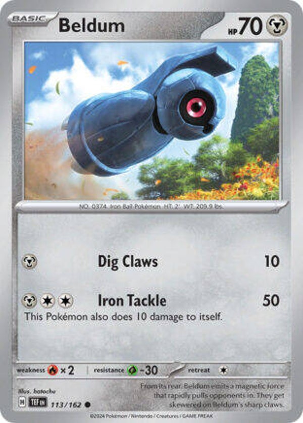 TEF 113 Beldum reverse holo
