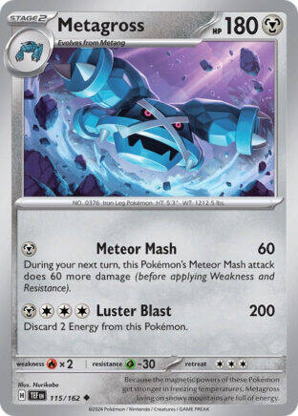 TEF 115 Metagross reverse holo