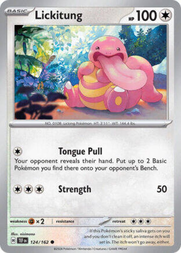 TEF 124 Lickitung reverse holo
