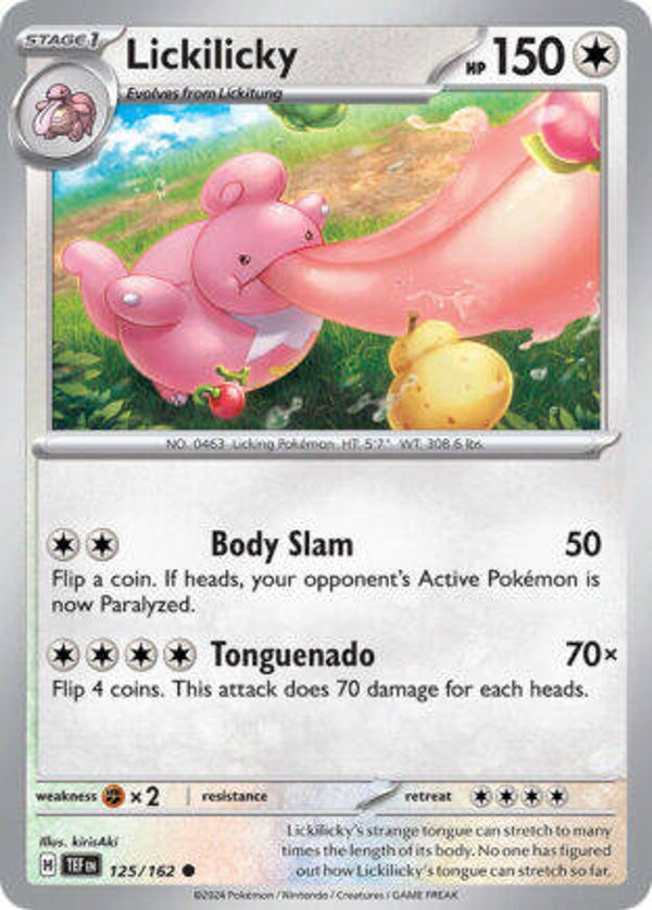TEF 125 Lickilicky reverse holo