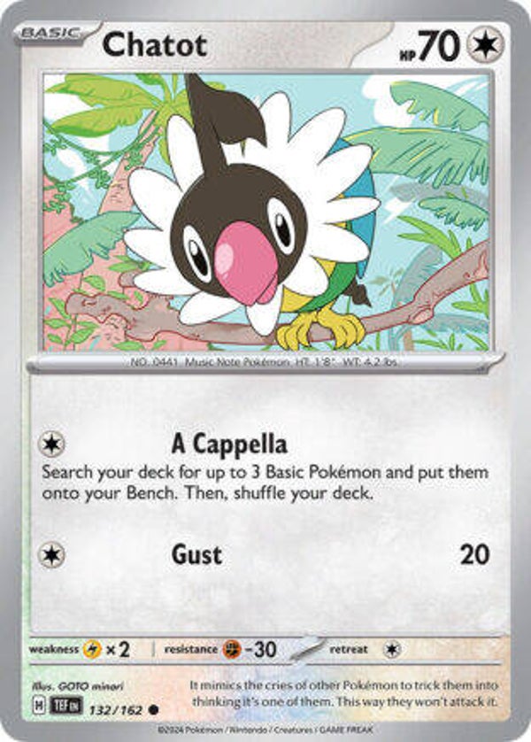 TEF 132 Chatot reverse holo
