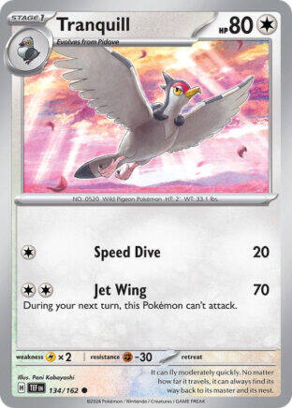TEF 134 Tranquill reverse holo
