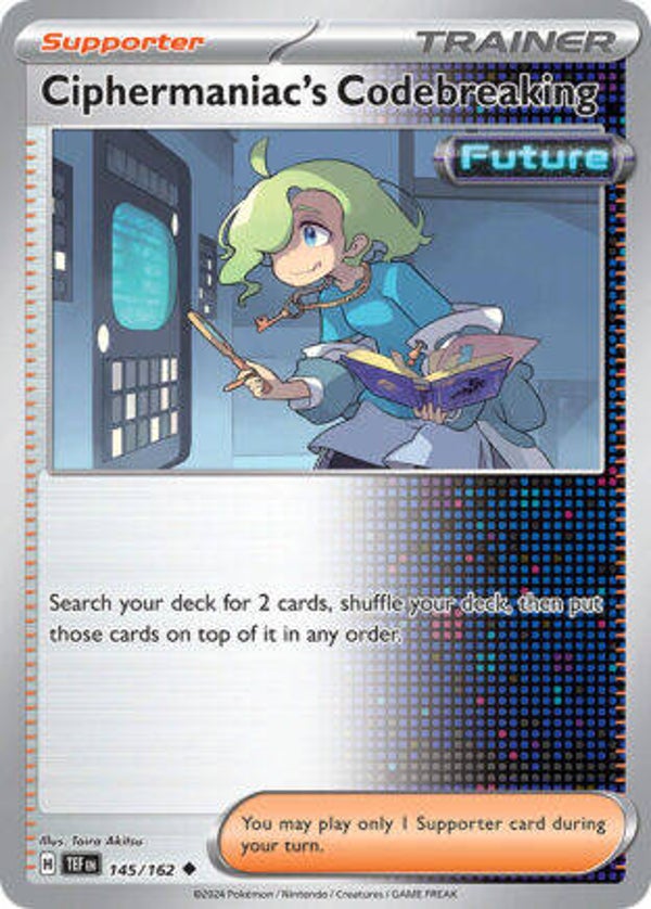 TEF 145 Ciphermaniac's Codebreaking reverse holo