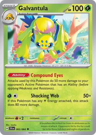 SFA 002 Galvantula reverse holo