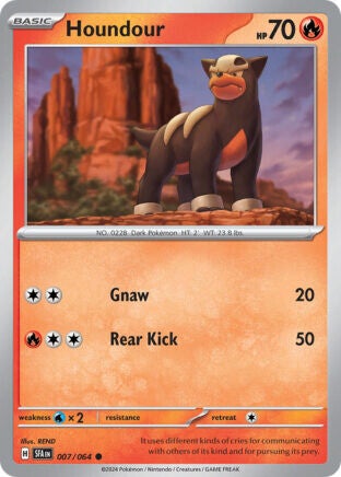 SFA 007 Houndour reverse holo