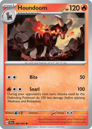 SFA 008 Houndoom reverse holo