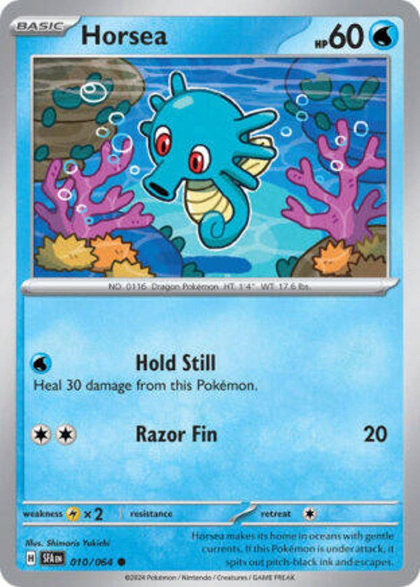 SFA 010 Horsea reverse holo