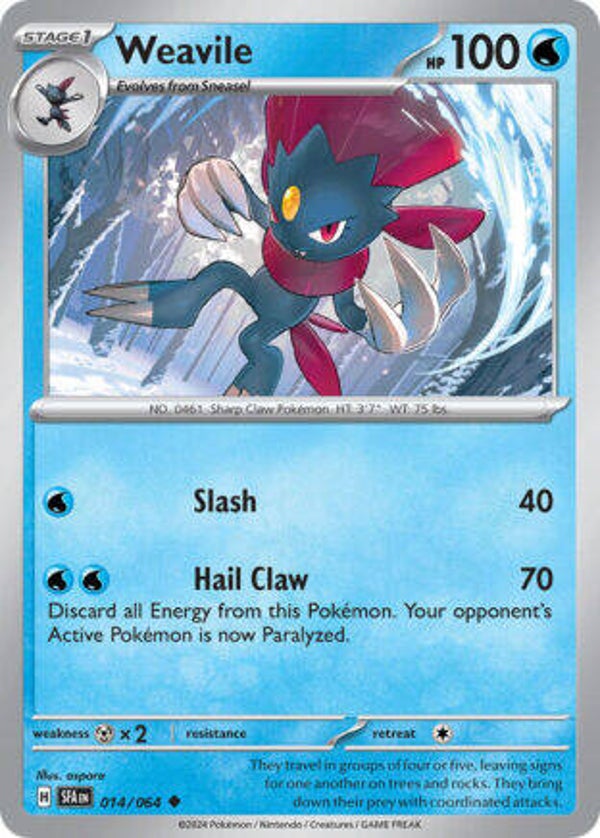 SFA 014 Weavile reverse holo
