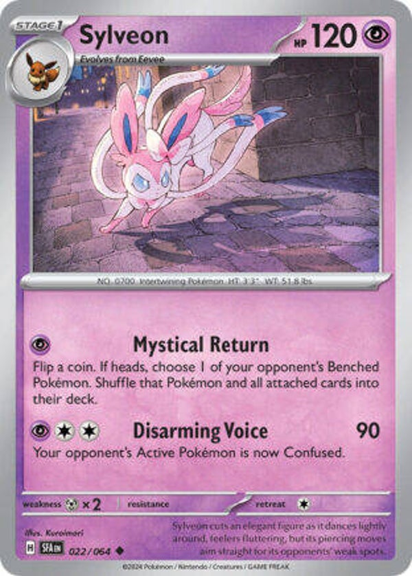 SFA 022 Sylveon reverse holo