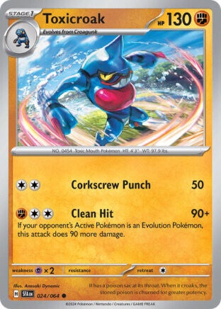 SFA 024 Toxicroak reverse holo