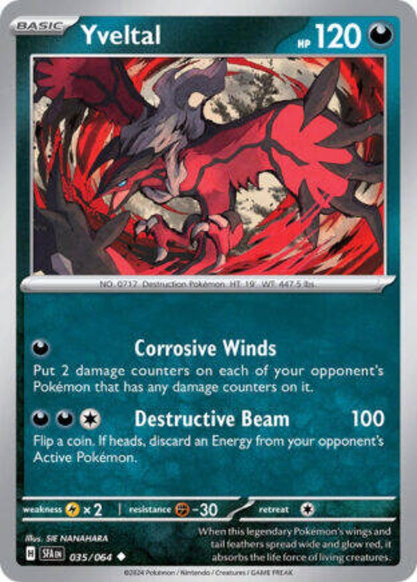SFA 035 Yveltal reverse holo