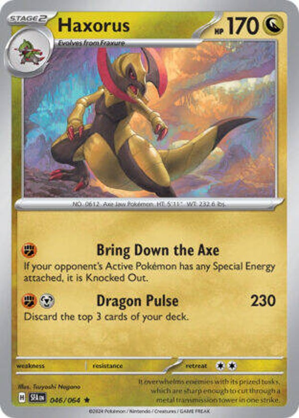 SFA 046 Haxorus reverse holo