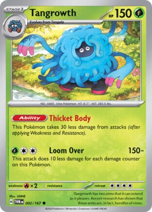 TWM 002 Tangrowth reverse holo