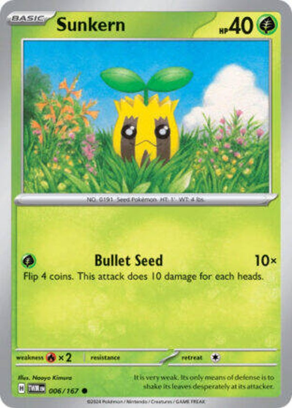 TWM 006 Sunkern reverse holo