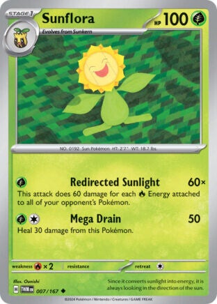 TWM 007 Sunflora reverse holo