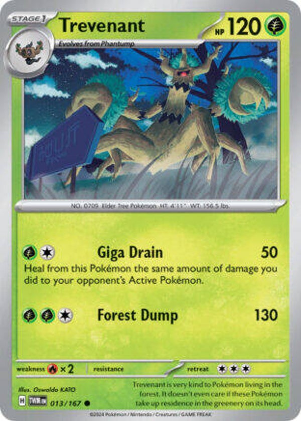 TWM 013 Trevenant reverse holo