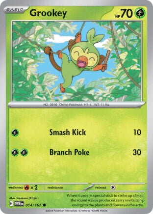 TWM 014 Grookey reverse holo